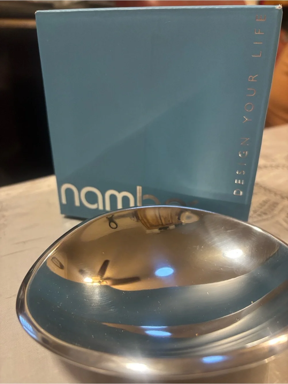 Nambe Polished Silver Accent Bowl